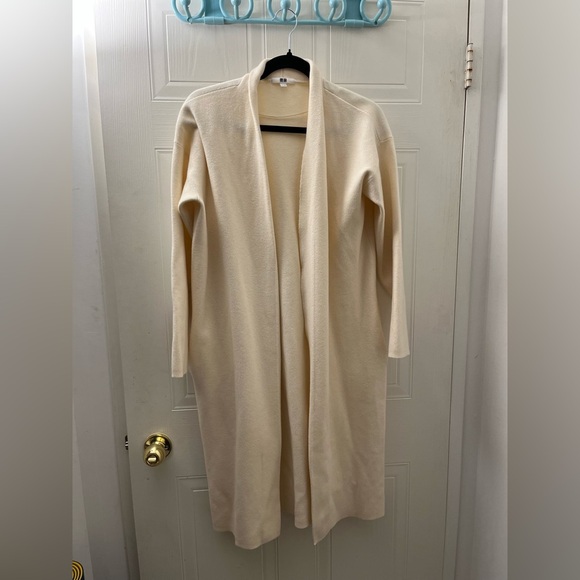 UNIQLO Long Cream Cardigan - Picture 1 of 11